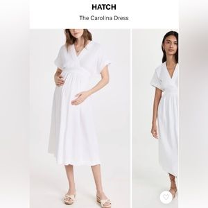 HATCH The Caroline Dress White Size 2 Maternity NWT never worn